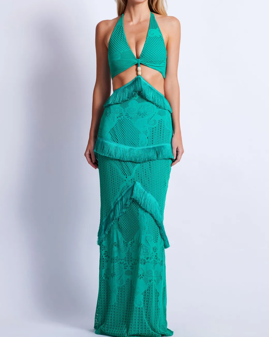 PatBO Halterneck Maxi Dress- Dresses & Jumpsuits
