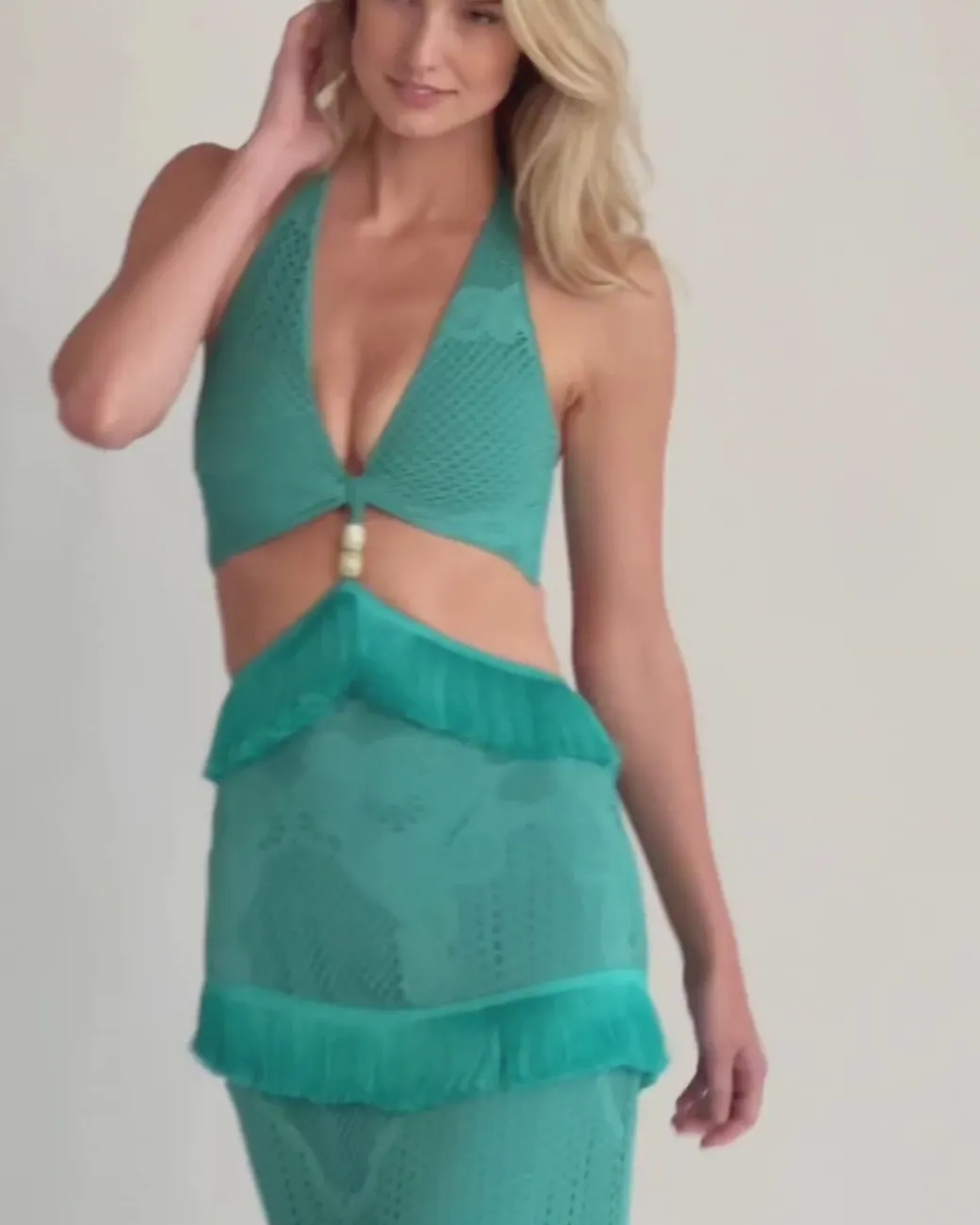 PatBO Halterneck Maxi Dress- Dresses & Jumpsuits