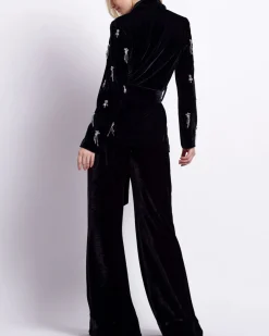 PatBO HAND BEADED VELVET KIMONO JACKET- Matching Sets|Jackets