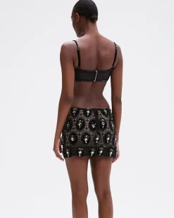 PatBO Hand-Beaded Bralette (RUNWAY)- Tops & Bodysuits
