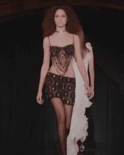 PatBO Hand-Beaded Bralette (RUNWAY)- Tops & Bodysuits