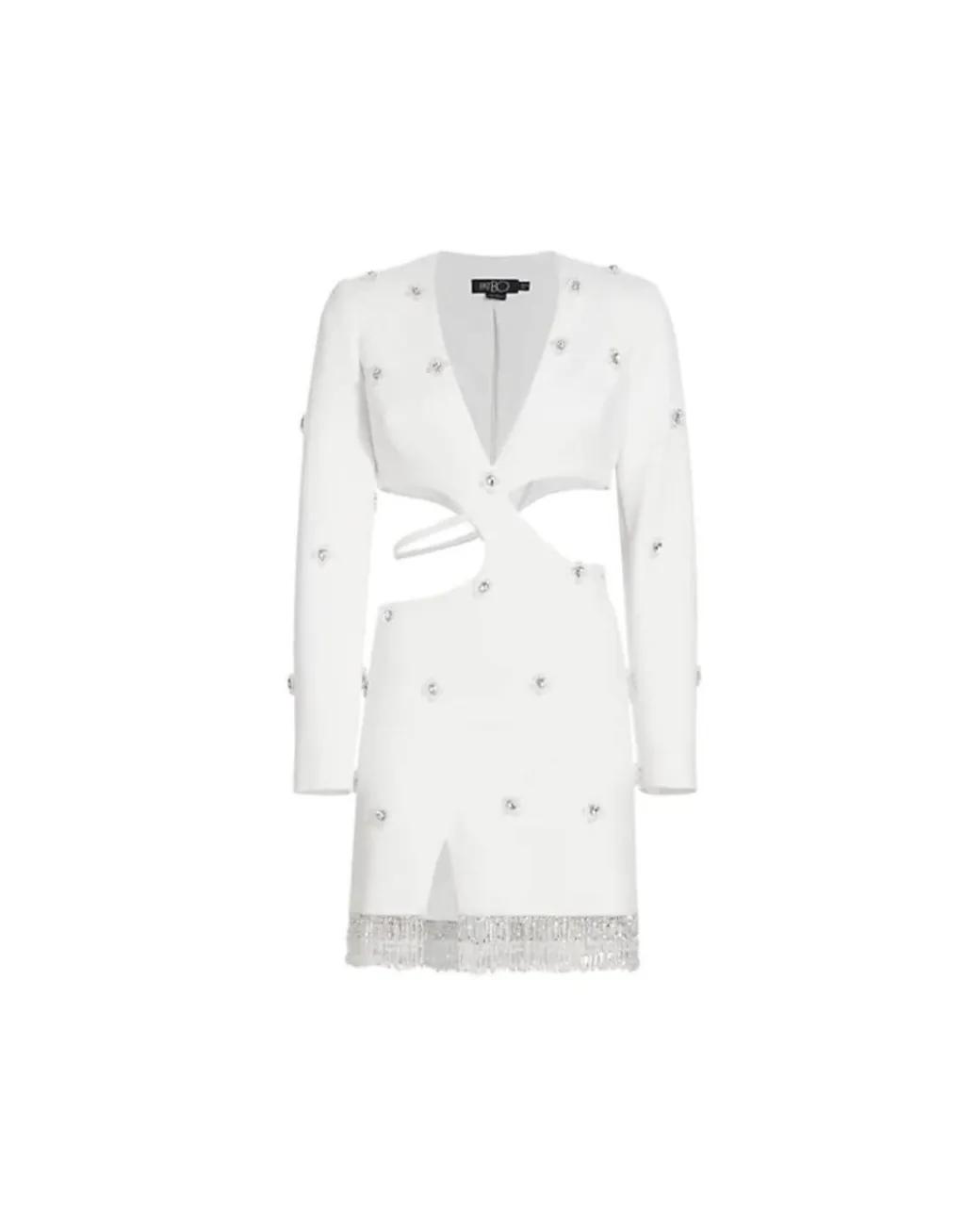 PatBO HAND-BEADED CUT-OUT BLAZER MINI DRESS (FINAL SALE)- Dresses & Jumpsuits