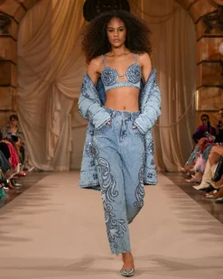 PatBO HAND-BEADED BRALETTE (FINAL SALE)- Matching Sets|Denim