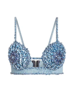 PatBO HAND-BEADED BRALETTE (FINAL SALE)- Matching Sets|Denim
