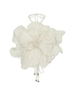 PatBO HAND-BEADED FLOWER TOP- Matching Sets|Tops & Bodysuits
