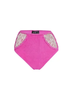 PatBO Hand-Beaded Knit Bikini Bottom X Harrods (FINAL SALE)- Bikinis