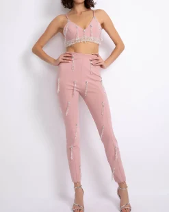 PatBO Hand-Beaded Legging (FINAL SALE)- Bottoms