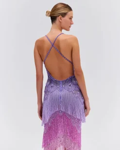 PatBO Hand-Beaded Ombre Gown- Dresses & Jumpsuits