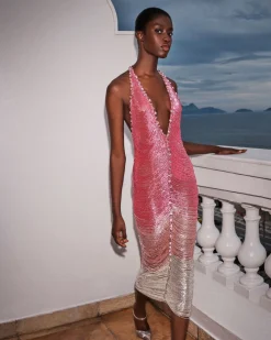 PatBO HAND-BEADED OMBRE GOWN (RUNWAY)- Dresses & Jumpsuits