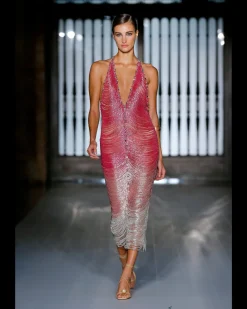 PatBO HAND-BEADED OMBRE GOWN (RUNWAY)- Dresses & Jumpsuits