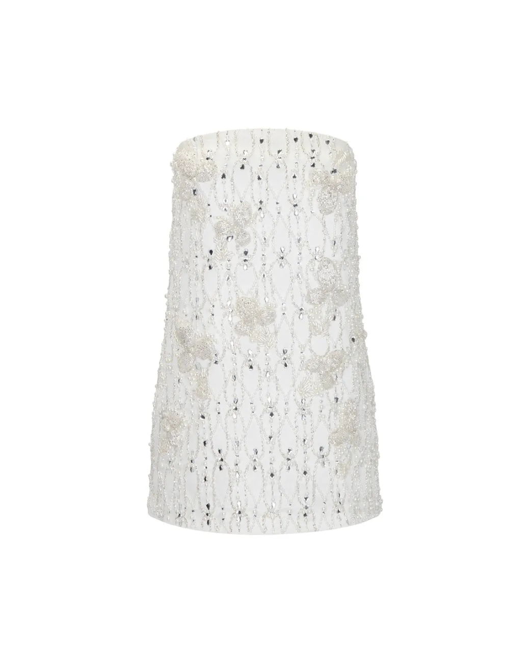 PatBO Hand-Beaded Satin Mini Dress (FINAL SALE)- Dresses & Jumpsuits