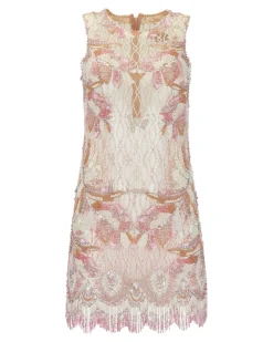 PatBO Hand-Beaded Sleeveless Mini Dress (EXCLUSIVE)- Dresses & Jumpsuits