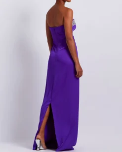 PatBO HAND-BEADED STRAPLESS GOWN (FINAL SALE)- Dresses & Jumpsuits