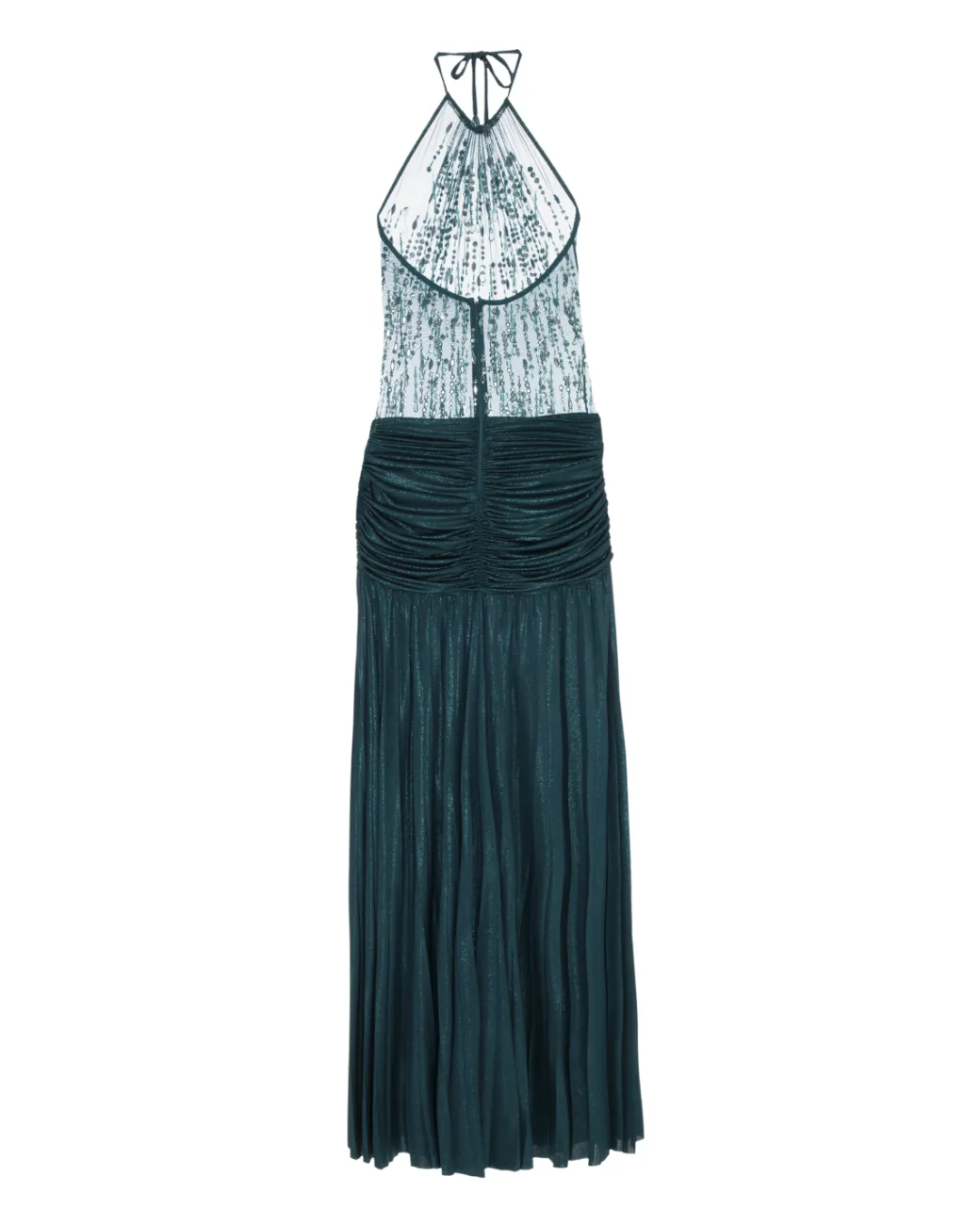 PatBO Hand-Beaded Tulle and Jersey Gown (RUNWAY)- Dresses & Jumpsuits