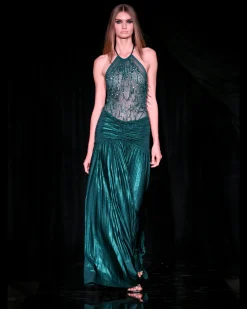 PatBO Hand-Beaded Tulle and Jersey Gown (RUNWAY)- Dresses & Jumpsuits