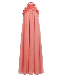 PatBO Hand-Embroidered 3D Flower Gown (FINAL SALE)- Dresses & Jumpsuits