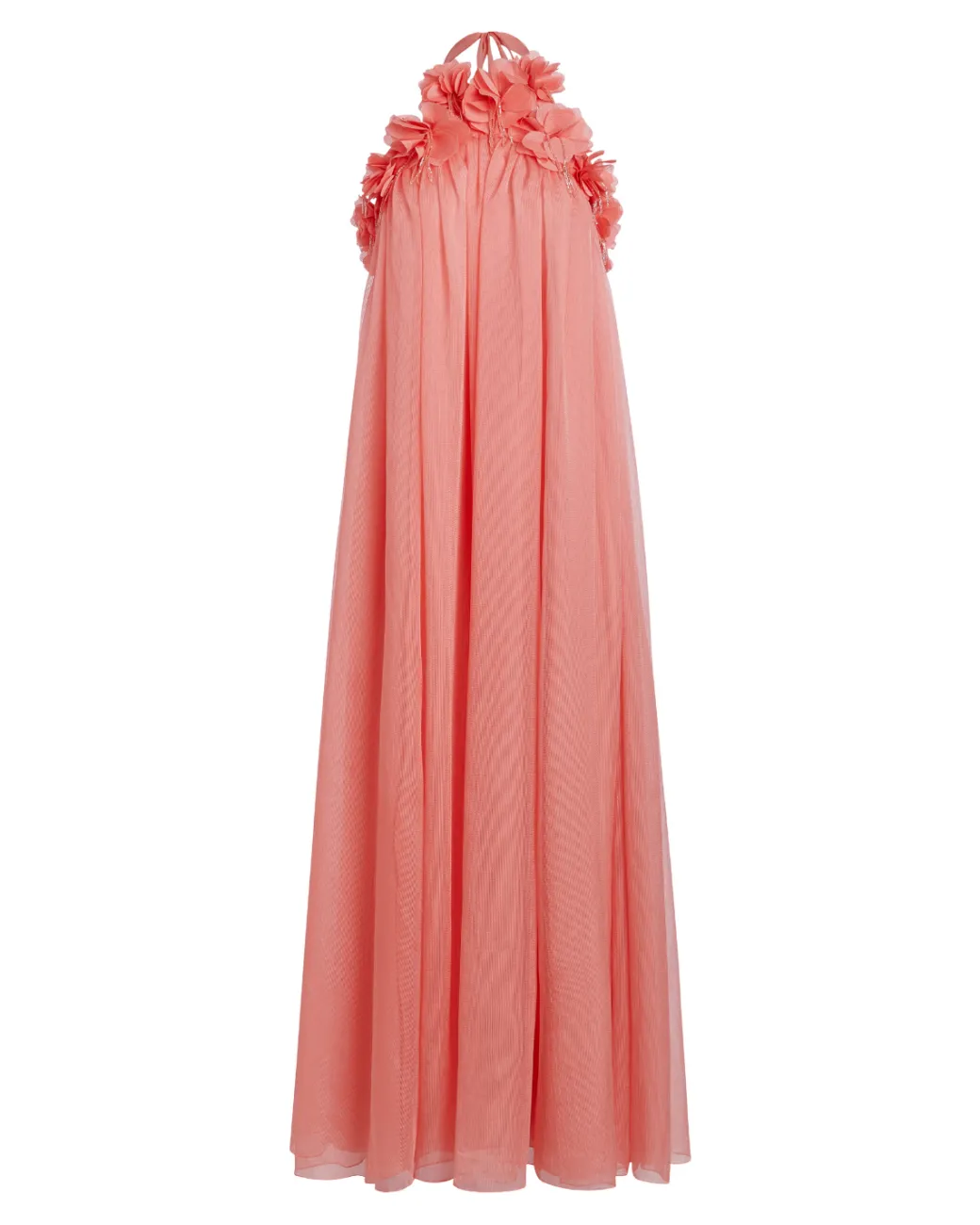 PatBO Hand-Embroidered 3D Flower Gown (FINAL SALE)- Dresses & Jumpsuits