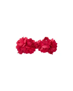 PatBO Hand-Embroidered 3D Flower Top- Tops & Bodysuits