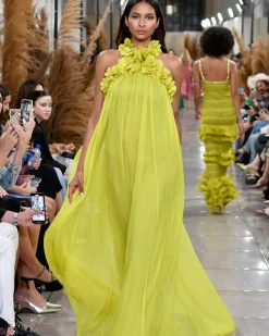 PatBO Hand-Embroidered 3D Gown (FINAL SALE)- Dresses & Jumpsuits