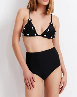 PatBO High Waist Bikini Bottom (FINAL SALE)- Bikinis