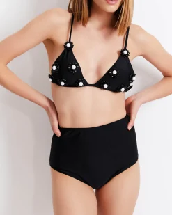 PatBO High Waist Bikini Bottom (FINAL SALE)- Bikinis