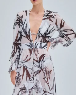 PatBO IRIS MAXI ROBE- Cover-ups