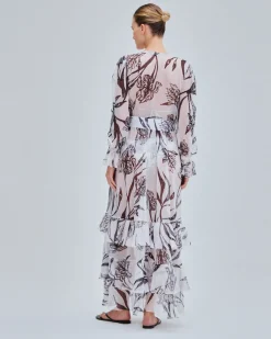 PatBO IRIS MAXI ROBE- Cover-ups
