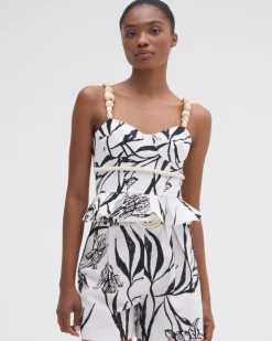 PatBO IRIS PEPLUM TOP- Matching Sets|Tops & Bodysuits