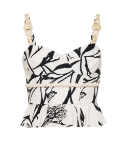 PatBO IRIS PEPLUM TOP- Matching Sets|Tops & Bodysuits