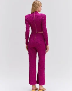 PatBO Jacquard Flare Pants- Matching Sets|Bottoms