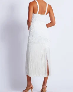PatBO Jacquard Fringe Maxi Dress (FINAL SALE)- Dresses & Jumpsuits