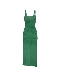 PatBO Jacquard Fringe Maxi Dress (FINAL SALE)- Dresses & Jumpsuits