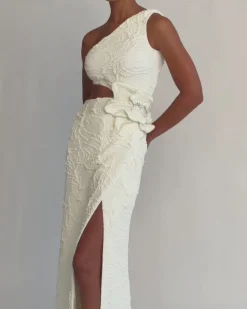 PatBO Jacquard Maxi Dress- Dresses & Jumpsuits