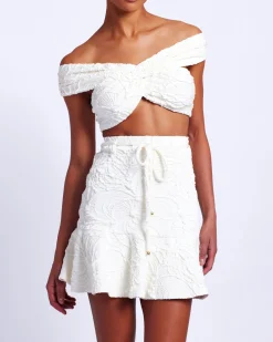 PatBO Jacquard Mini Skirt- Cover-ups|Matching Sets