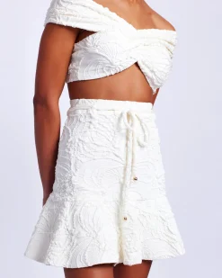 PatBO Jacquard Mini Skirt- Cover-ups|Matching Sets