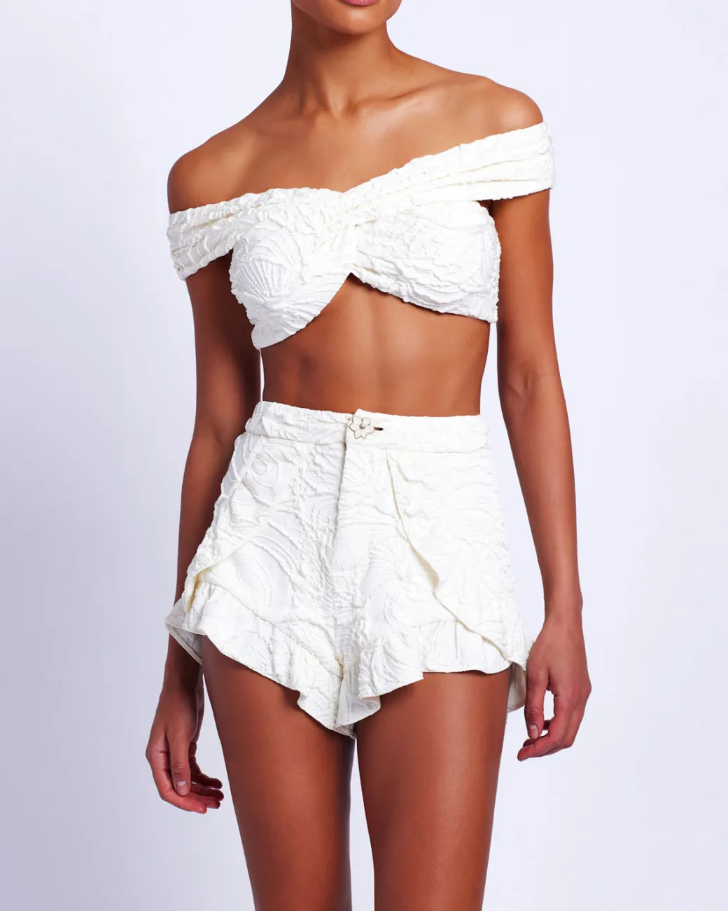 PatBO Jacquard Shorts (RUNWAY)- Matching Sets|Bottoms