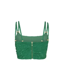 PatBO Jacquard Square Top (FINAL SALE)- Tops & Bodysuits