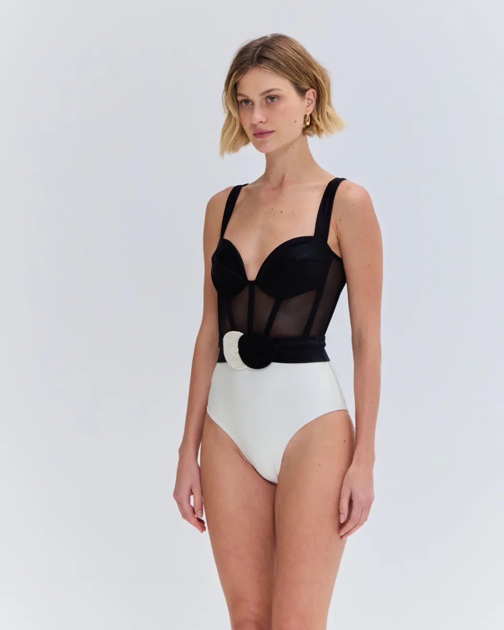 PatBO JERSEY SANDS CORSET BODYSUIT- One Pieces