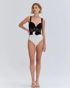 PatBO JERSEY SANDS CORSET BODYSUIT- One Pieces