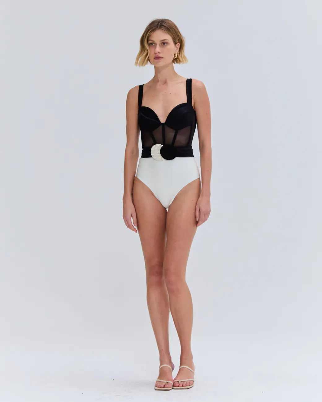 PatBO JERSEY SANDS CORSET BODYSUIT- One Pieces