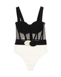 PatBO JERSEY SANDS CORSET BODYSUIT- One Pieces
