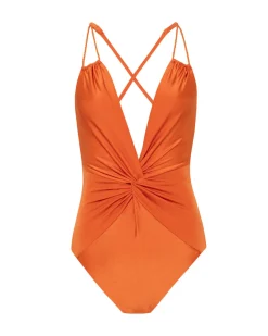PatBO JERSEY SANDS PLUNGE ONE PIECE- One Pieces