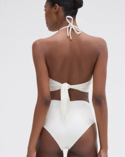 PatBO JERSEY SANDS STONE BIKINI TOP- Bikinis|Matching Sets