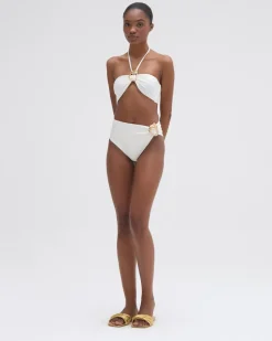 PatBO JERSEY SANDS STONE BIKINI BOTTOM- Bikinis|Matching Sets