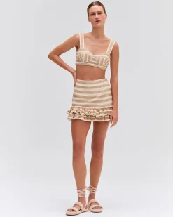 PatBO JUTE BRALETTE TOP- Matching Sets|Tops & Bodysuits