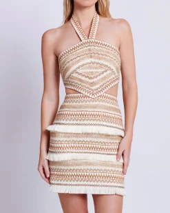 PatBO JUTE HALTERNECK MINI DRESS- Dresses & Jumpsuits