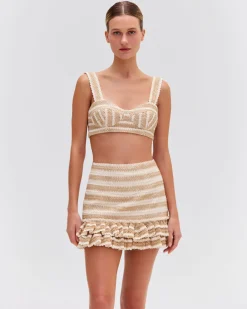 PatBO JUTE MINI SKORT- Matching Sets|Bottoms