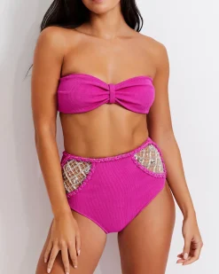 PatBO Knit Bandeau Bikini Top X Harrods (FINAL SALE)- Bikinis