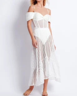 PatBO Lace Beach Skirt- Cover-ups