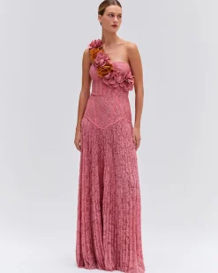 PatBO Lace Bustier Maxi Dress- Dresses & Jumpsuits